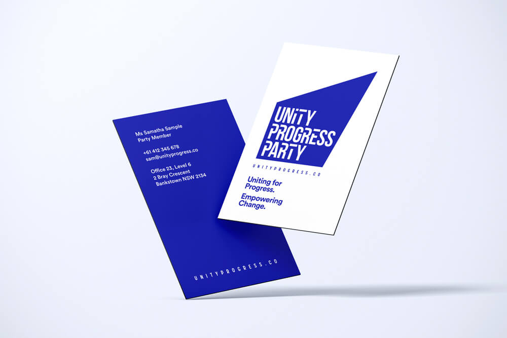 Unity_Progress_Party_Business_Card