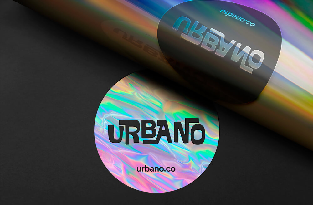 Urbano_Holographic_Sticker