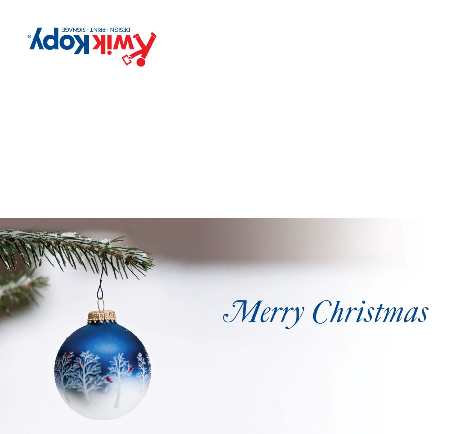 Winter Bauble Kwik Kopy